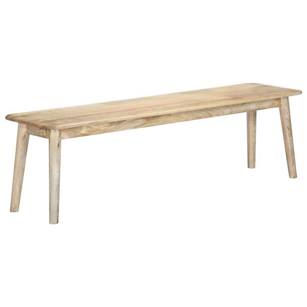 vidaXL Lavica 160 cm, mangový masív