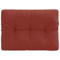 vidaXL Vankúš na paletu VIANEN 100% polyester Červená 70 x 50 x 12 cm