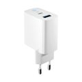 Nabíjačka Forever TC-06-45AC GaN PD QC 1x USB-C 1x USB 45W biela