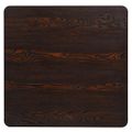 vidaXL Bistro stolík, MDF a oceľ, štvorcový, 80x80x75 cm, tmavý popolový