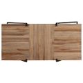 vidaXL Barový stôl recyklované tíkové drevo 120x55x107 cm