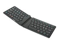 Klávesnica - antibakteriálna - bezdrôtová - Bluetooth 5.1 - QWERTY - severské jazyky - čierna - B2B