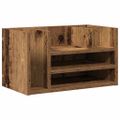 vidaXL Organizér na pult Staré drevo 44,5 x 24 x 25 cm