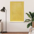 vidaXL Roleta Žltá 100 x 160 cm Bambus