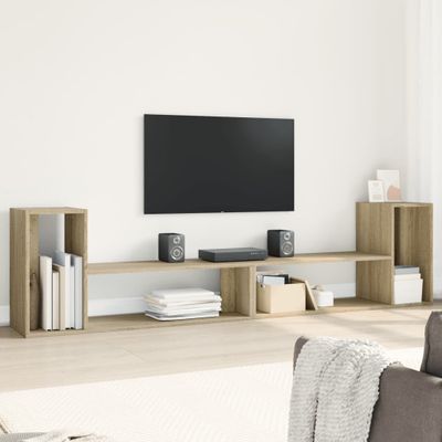 vidaXL TV skrinky 2 ks dub sonoma 100x30x50 cm kompozitné drevo