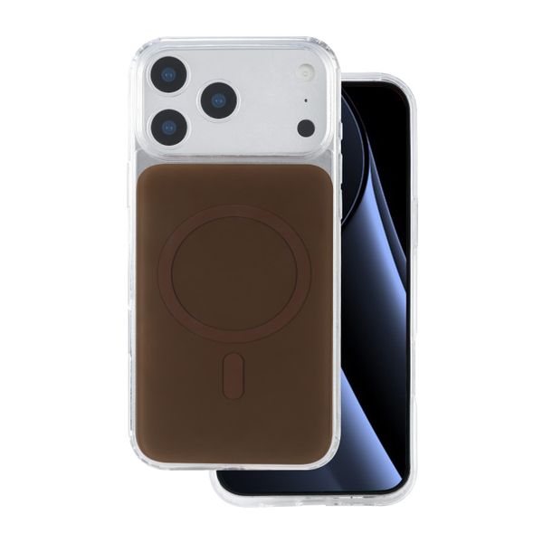 Lowkey Mag pre iPhone 17 Pro 6,3" hnedá
