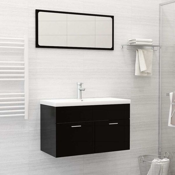 vidaXL Vstavané umývadlo s batériou 81x39x18 cm keramika biele