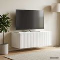 vidaXL Nástenná TV skrinka Biela 78,5 x 41 x 30 cm Kompozitné drevo