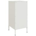 vidaXL Komody 2 ks biele 36x39x79 cm oceľ