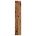 vidaXL Nástenná polička Old Wood 90x16x78 cm Engineered Wood