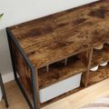 vidaXL Skriňa na topánky 60 x 35 x 44 cm Kompozitné drevo Dymová dub