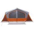 vidaXL Stan chata Šedá a oranžová 480 x 273 x 205 cm Polyester a oceľ