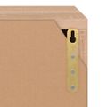 vidaXL Knižnica dub sonoma 60x27,5x59,5 cm drevotrieska