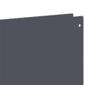 vidaXL Obrubník trávnika 30 ks 100 x 15 cm Oceľ Antracitová