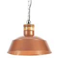 vidaXL Industriálna závesná lampa 42 cm, medená E27