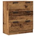 vidaXL Komoda staré drevo 60x30x70 cm kompozitné drevo