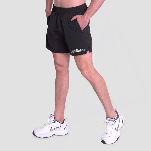 Šortky Light Essence Black - GymBeam, veľkosť L