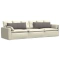 vidaXL Vankúše na pohovku 2 pcs Svetlosivá 120 x 40 cm