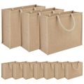 vidaXL Jutové tašky 10 Prírodná 42 x 33 x 19 cm 100% Tossa juta
