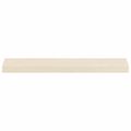vidaXL Parapety 2 ks Biela 80 x 15 x 2 cm Masívne dubové drevo