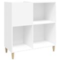 vidaXL Skrinka na platne biela 84,5x38x89 cm kompozitné drevo