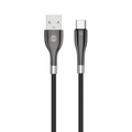 Forever Sleek kábel USB - USB-C 1,0 m 3A čierny