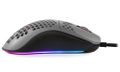 AROZZI herná myš FAVO Ultra Light Black-Grey/ drátová/ 16.000 dpi/ USB/ 7 tlačidiel/ RGB/ černošedá Myš, herná, drátová, optická, 16000dpi, 7 tlačidiel, USB, RGB podsvietenie, černá-šedá