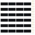 vidaXL Závesy proti hmyzu s magnetickými blokmi 2ks čierne 220x110 cm