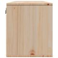 vidaXL Nástenné skrinky 2 ks 45x30x35 cm masívne borovicové drevo