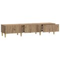 vidaXL TV skrinka 147 x 34,5 x 30 cm Dub artisan Kompozitné drevo