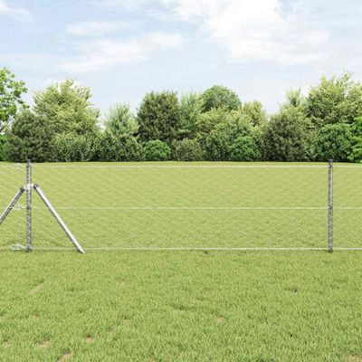 vidaXL Vonkajší šesťuholníkový fénový základný upevňovač 10 x 0,6 m