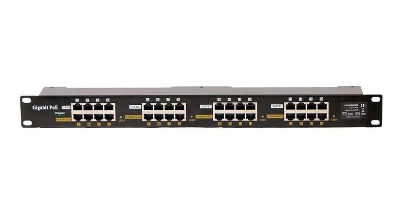POE-PAN16-GB, Tienený 16-portový pasívny POE