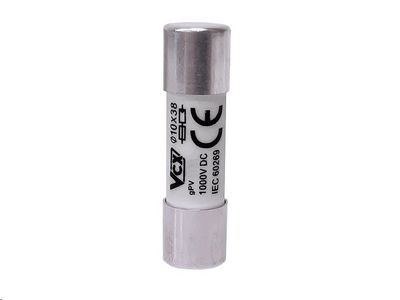 DC poistka 1000V 10x38 mm pre solárne systémy 12A