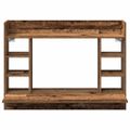 vidaXL Nástenný stôl Staré drevo 105 x 48 x 75 cm Kompozitné drevo