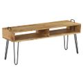 vidaXL TV stolík z masívneho mangovníkového dreva 110x35x45 cm