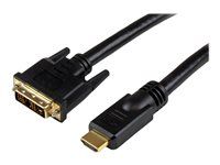 Kábel adaptéra - HDMI s pínmi (male) do DVI-D s pínmi (male) - 3 m - čierna
