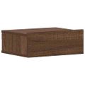vidaXL Nástenné nočné stolíky 2 ks hnedý dub 40x30x15cm sprac. drevo