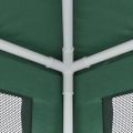 vidaXL Párty stan so 4 sieťovými bočnými stenami zelený 2,5x2,5 m HDPE