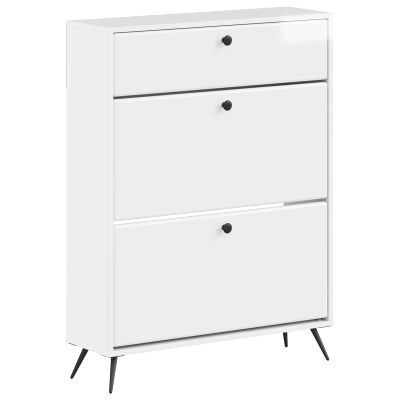 vidaXL Skriňa na topánky BREDA 78 x 24 x 103 cm Kompozitné drevo