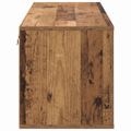 vidaXL Skriňa na topánky 100 x 35 x 38 cm Kompozitné drevo Staré drevo