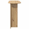 vidaXL Konzolový stôl Dub artisan 100 x 39,5 x 75 cm Kompozitné drevo