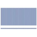 vidaXL Sklopná markíza Modrá a biela 600 × 300 cm Polyester a hliník