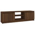 vidaXL TV skrinka hnedý dub 120x30x35,5 cm spracované drevo