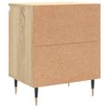 vidaXL Nočné skrinky 2 ks dub sonoma 40x30x50 cm kompozitné drevo