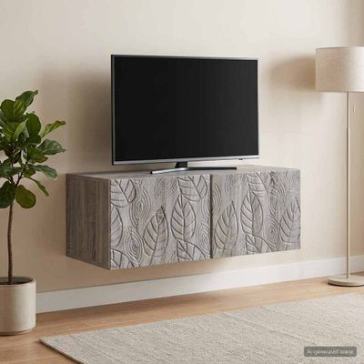 vidaXL Nástenná TV skrinka 78,5 x 31 cm Sivý Sonoma Kompozitné drevo
