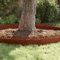 vidaXL Obrubníky trávnika 30 ks 103 x 0,05 x 22 cm Hrdzavý