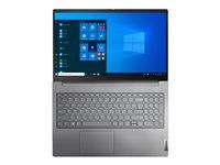 Prevedenie závesu 180 stupňov - AMD Ryzen 5 - 5500U / až 4 GHz - Win 11 Pro - Radeon Graphics - 8 GB RAM - 256 GB SSD NVMe - 15.6" IPS 1920 x 1080 (Full HD) - Gigabit Ethernet - Wi-Fi 5 - dual tone mineral gray - klávesnica: česká/slovenská - s 2 roky Lenovo Depot Support