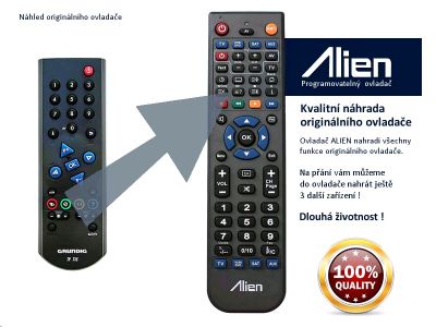 Diaľkový ovládač ALIEN Grundig TP715