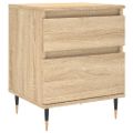 vidaXL Nočné stolíky 2 ks dub sonoma 40x35x50 cm kompozitné drevo