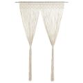 vidaXL Záclona macrame 140x240 cm bavlna